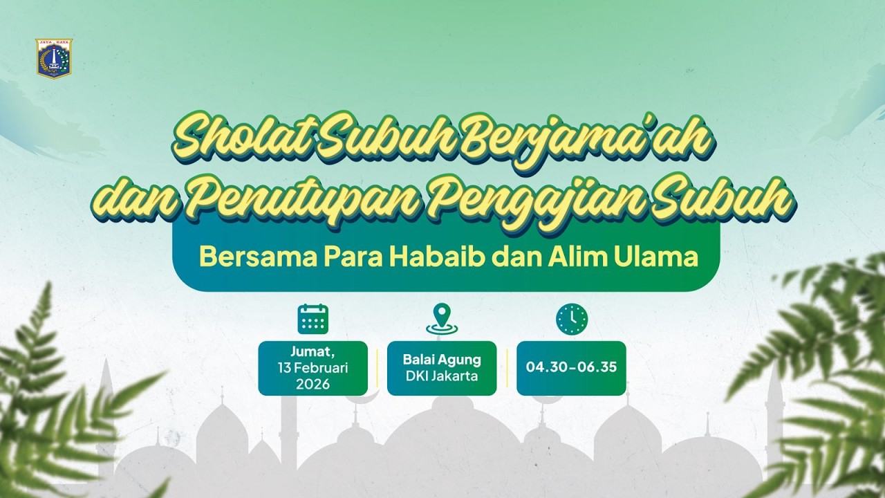Sholat Subuh Berjama'ah & Penutupan Pengajian Subuh Bersama Para Habaib dan Alim Ulama