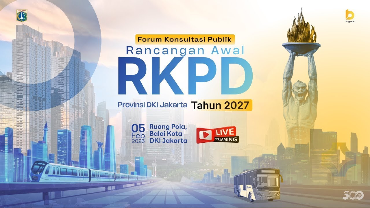 Forum Konsultasi Publik Rancangan Awal RKPD DKI Jakarta Tahun 2027