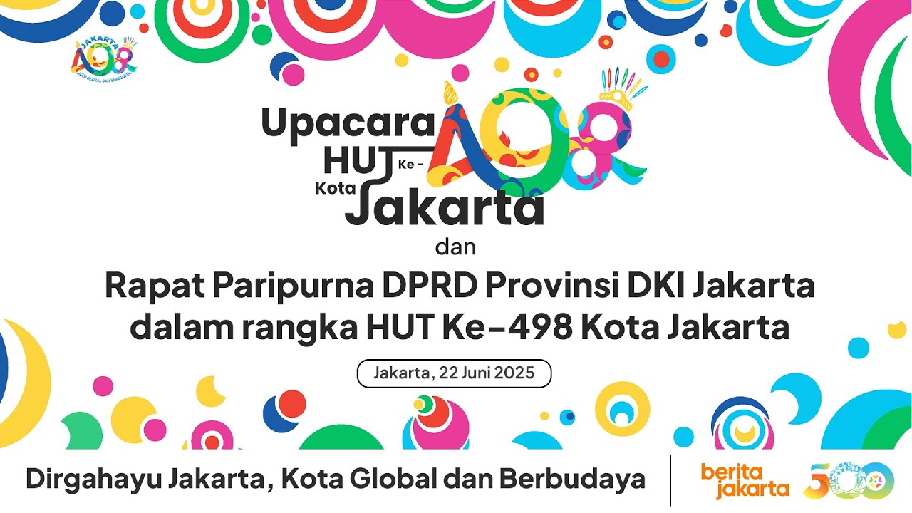 Upacara & Rapat Paripurna DPRD dalam Rangka HUT Ke-498 Kota Jakarta