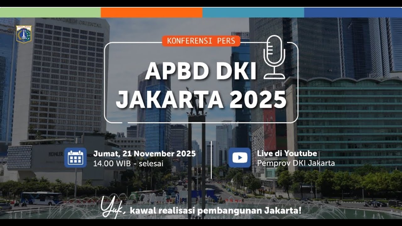 Konferensi Pers APBD DKI Jakarta 2025