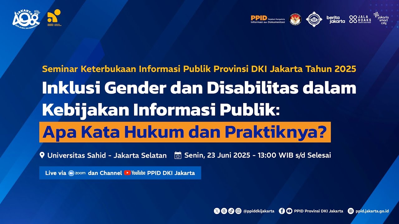 Inklusi Gender dan Disabilitas dalam Kebijakan Informasi Publik: Apa Kata Hukum dan Praktiknya?