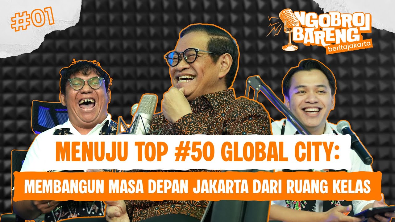 Ngobrol Bareng Beritajakarta: Stand Up Comedy Podcast, Pramono Pastikan Beasiswa Sampai S3