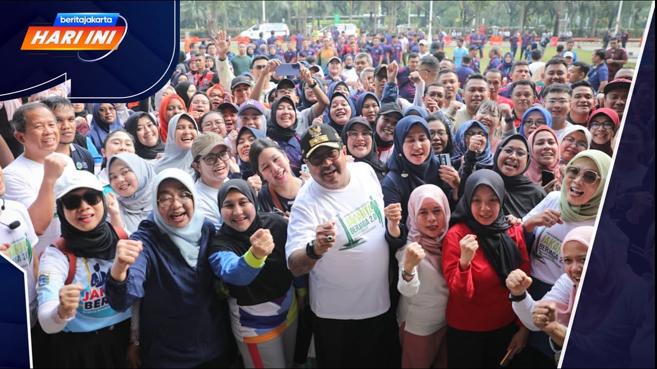 Beritajakarta Hari Ini: Obesitas, Pram-Rano Wajibkan ASN DKI Olahraga