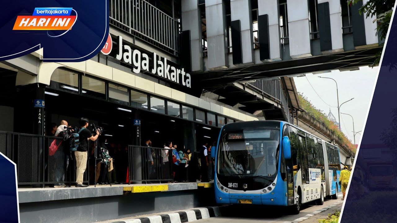 Beritajakarta Hari Ini: Pasca Dirusak Massa, Halte Senen Ganti Nama