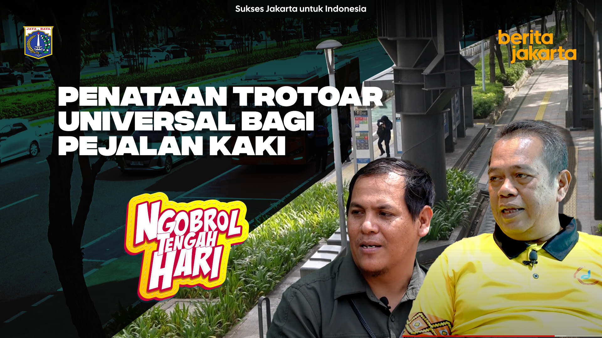 Penataan Trotoar Universal Bagi Pejalan Kaki