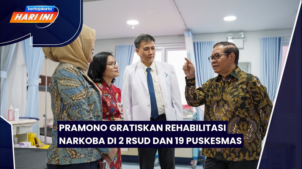 Pramono Gratiskan Rehabilitasi Narkoba di 2 RSUD dan 19 Puskesmas