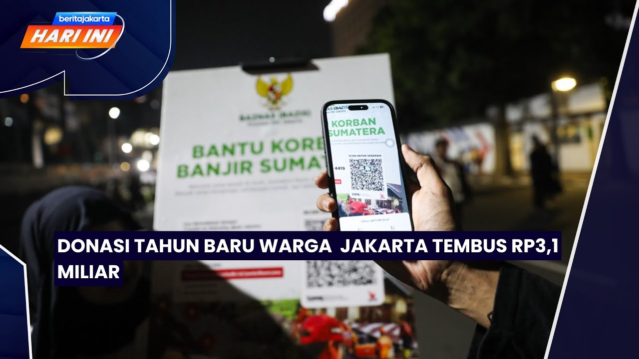 Donasi Tahun Baru Warga Jakarta Tembus Rp3,1 Miliar