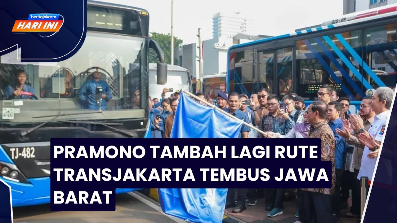Pramono Tambah Lagi Rute Transjakarta Tembus Jawa Barat