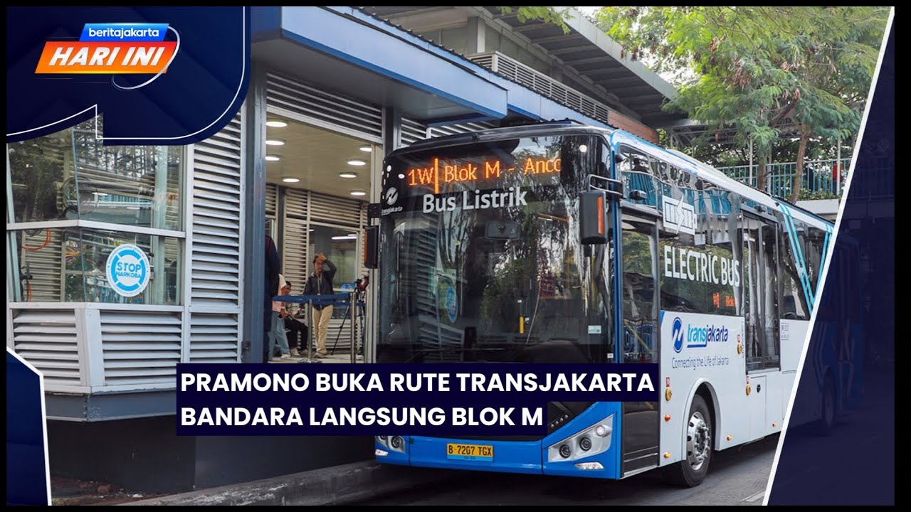 Pramono Buka Rute Transjakarta Bandara Langsung Blok M