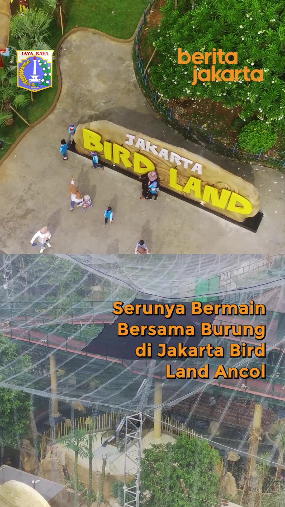 Serunya Bermain Bersama Burung di Jakarta Bird Land Ancol