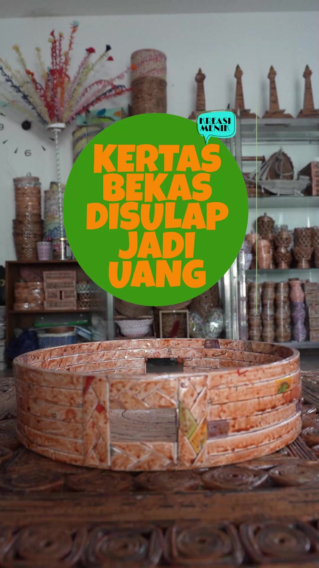 Kertas Bekas Disulap Jadi Uang