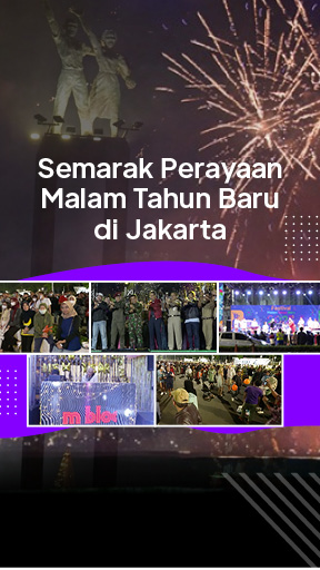 Semarak Perayaan Malam Tahun Baru 2023 di Jakarta