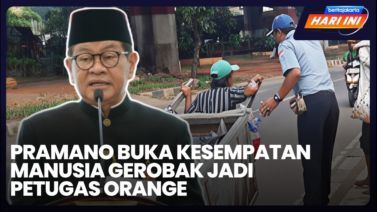 Pramano Buka Kesempatan Manusia Gerobak Jadi Petugas Orange