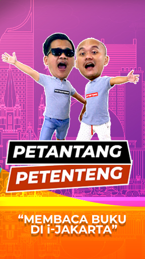 Membaca Buku di i-Jakarta