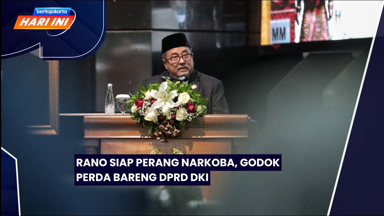 Rano Siap Perang Narkoba, Godok Perda Bareng DPRD DKI
