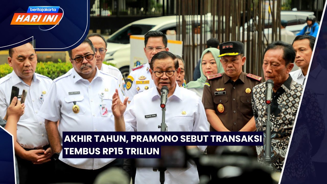 Akhir Tahun, Pramono Sebut Transaksi Tembus Rp15 Triliun